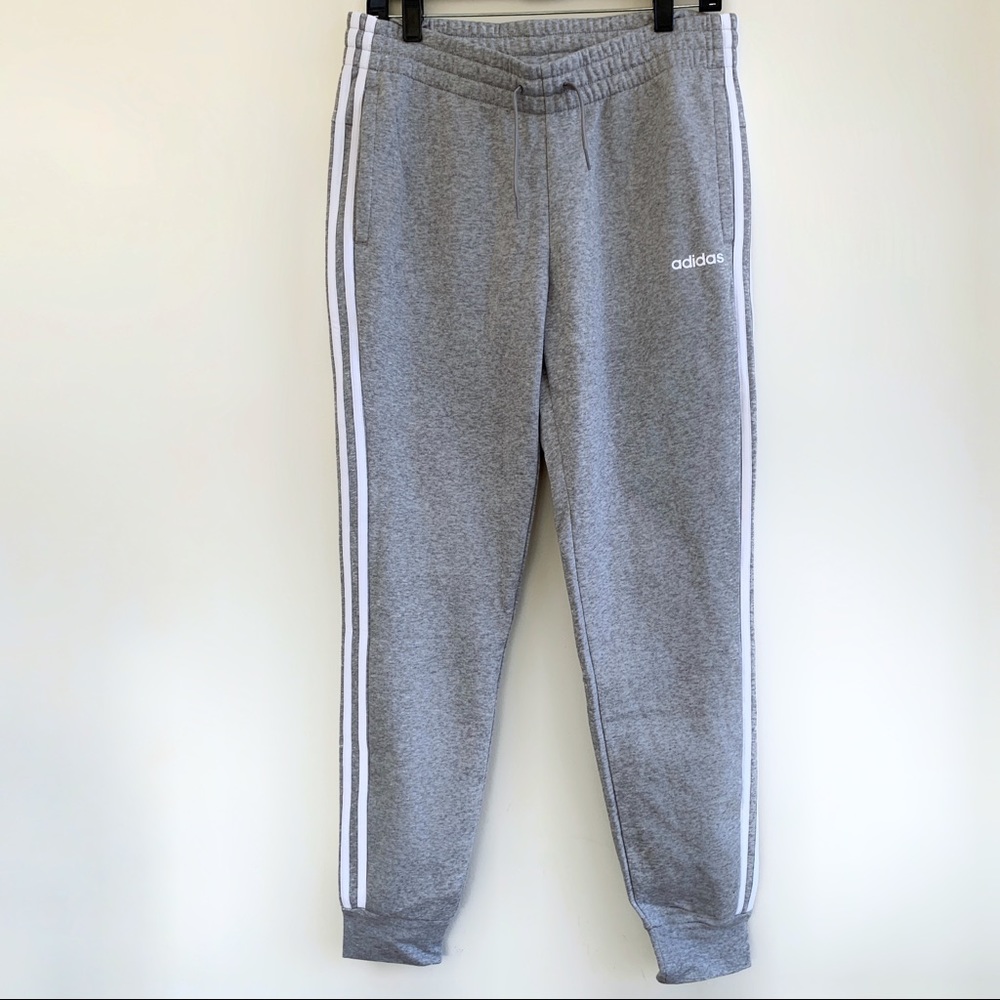Adidas Essentials 3 Stripes Joggers - Size M